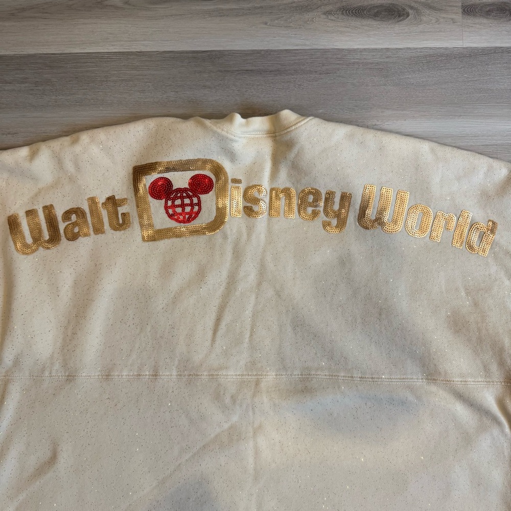 Walt Disney World Mickey Mouse Santa Pullover Christmas Spirit Jersey Size XL - Picture 6 of 9